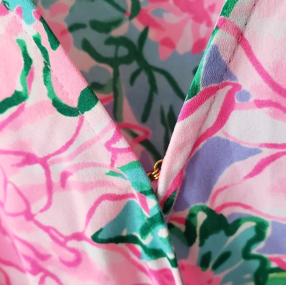 Lilly Pulitzer Cristiana Stretch Mini Dress Size 00 pink blossom try you - Picture 3 of 9